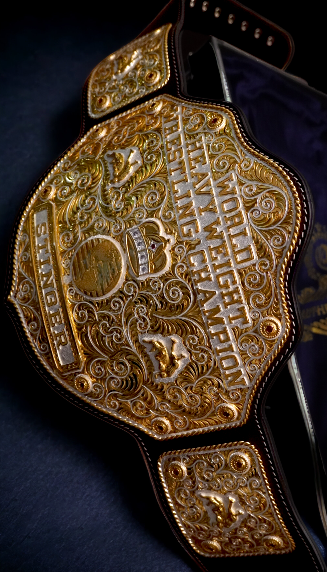 Women's Jeweler Silversmith Big Gold Belt