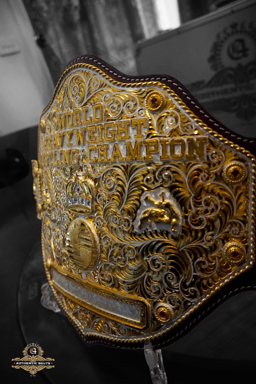 Women's Jeweler Silversmith Big Gold Belt