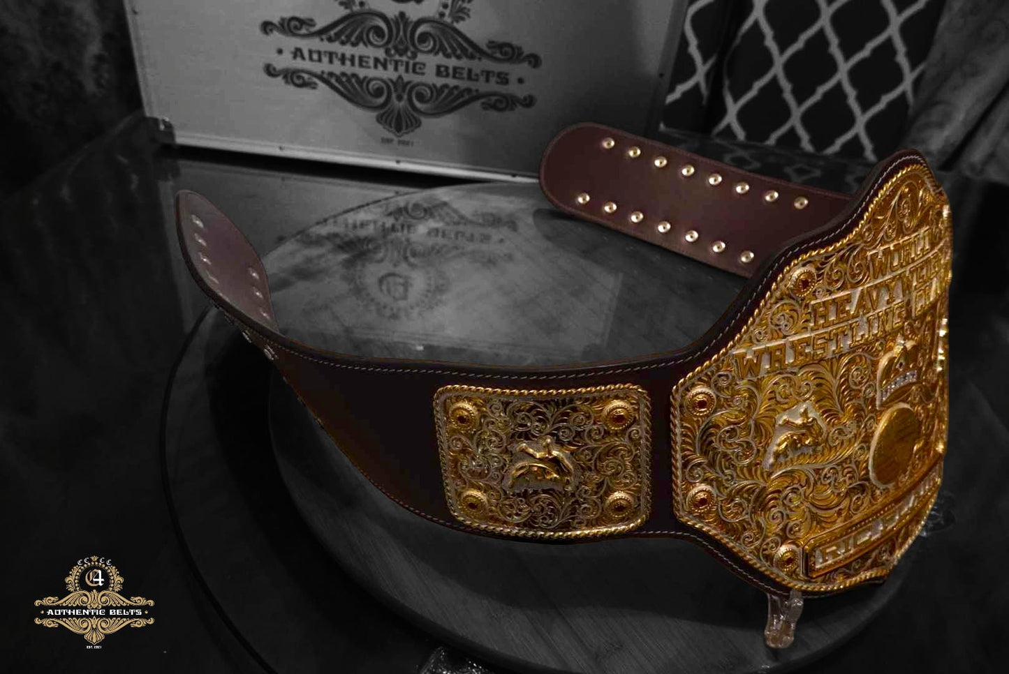 Women's Jeweler Silversmith Big Gold Belt